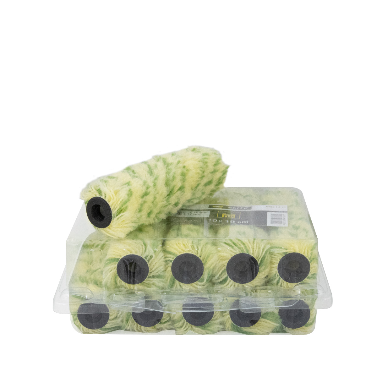 10x Mako Heizkörper-Ersatzwalzen GREENLINE ELITE 10cm, Polyamid, Florhöhe 12mm