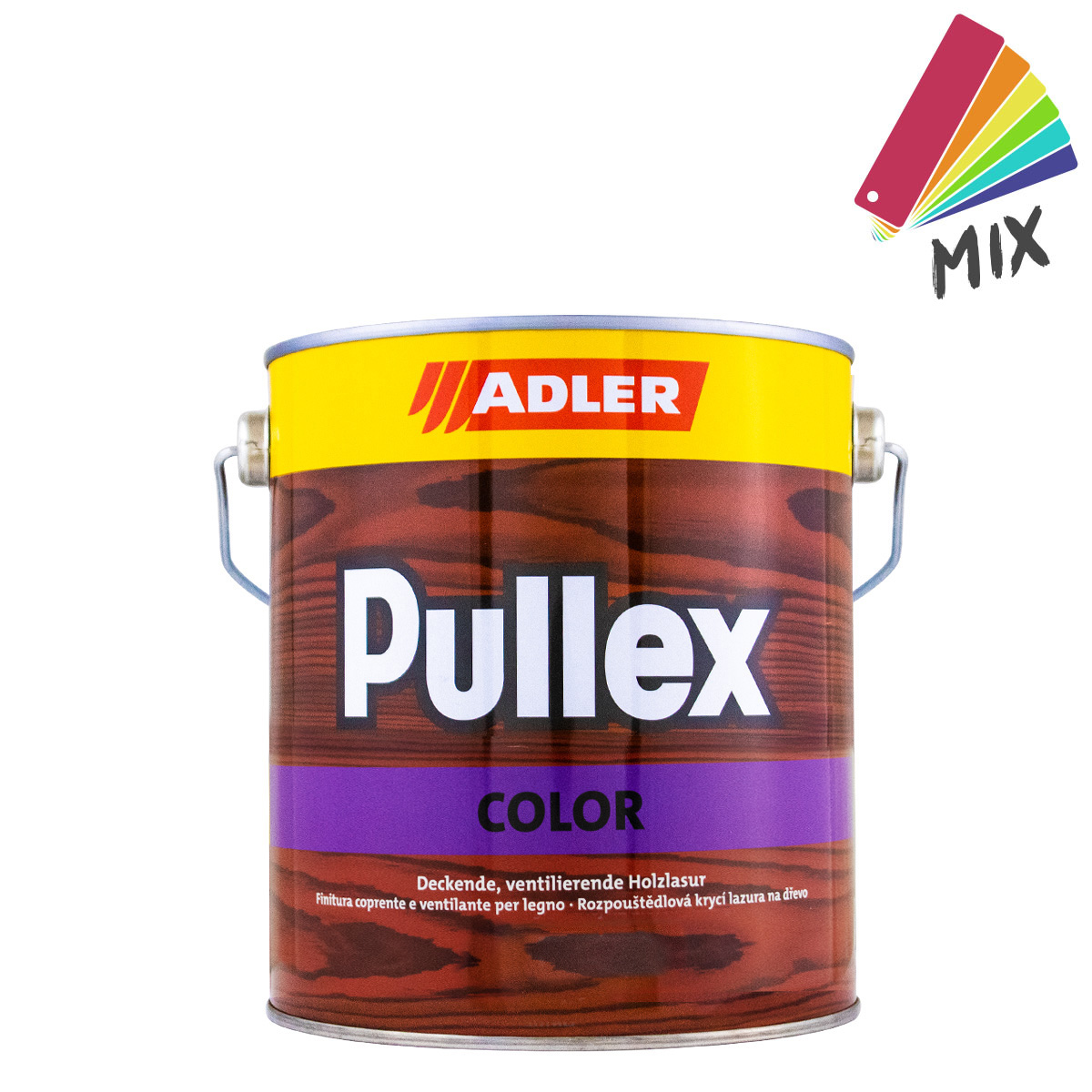 Adler Pullex Color 2,5L wunschfarbton, Wetterschutzfarbe, Holzfarbe