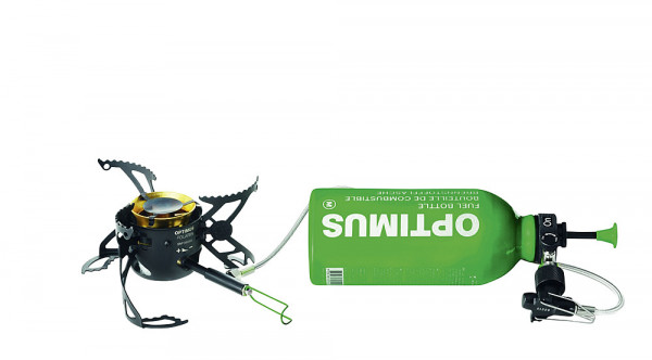 Optimus Gaskocher Polaris inkl. leere 0,4 l Brennstoffflasche
