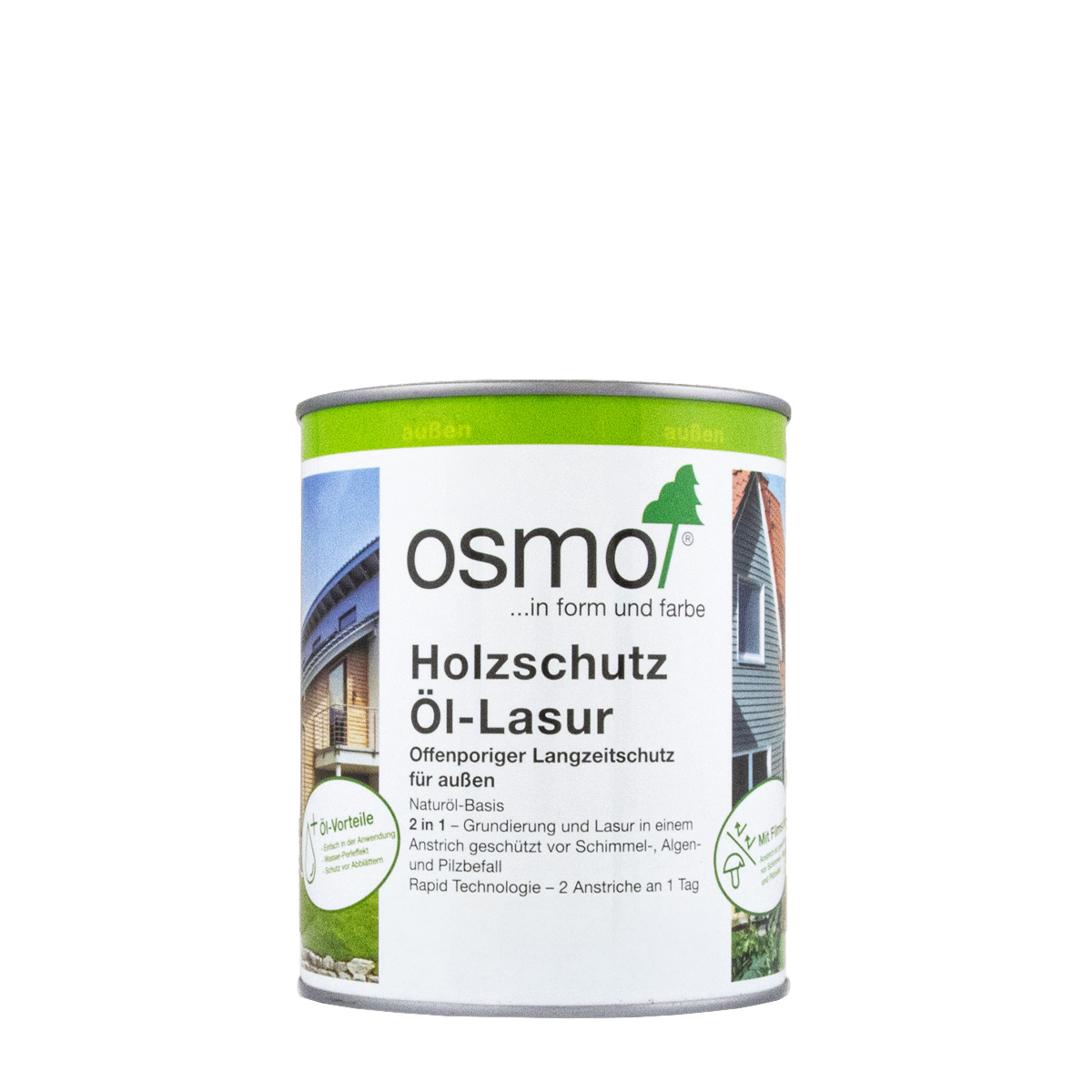 Osmo UV-Schutz-Öl 410 farblos seidenmatt 0,75L Holzschutzlasur, Holzlasur außen