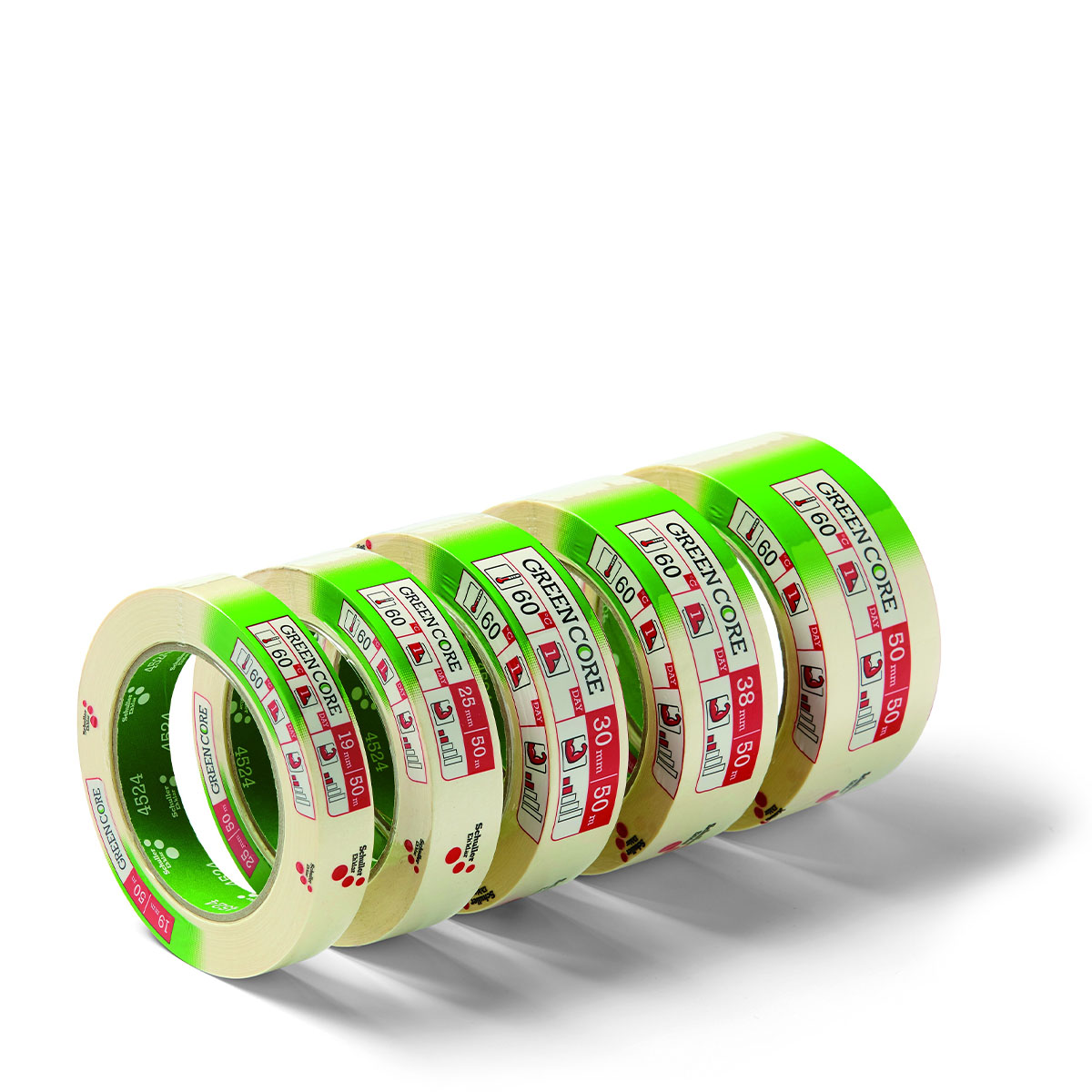 Schuller Kreppband Green Core 19mm x 50m #45243, Malerkrepp