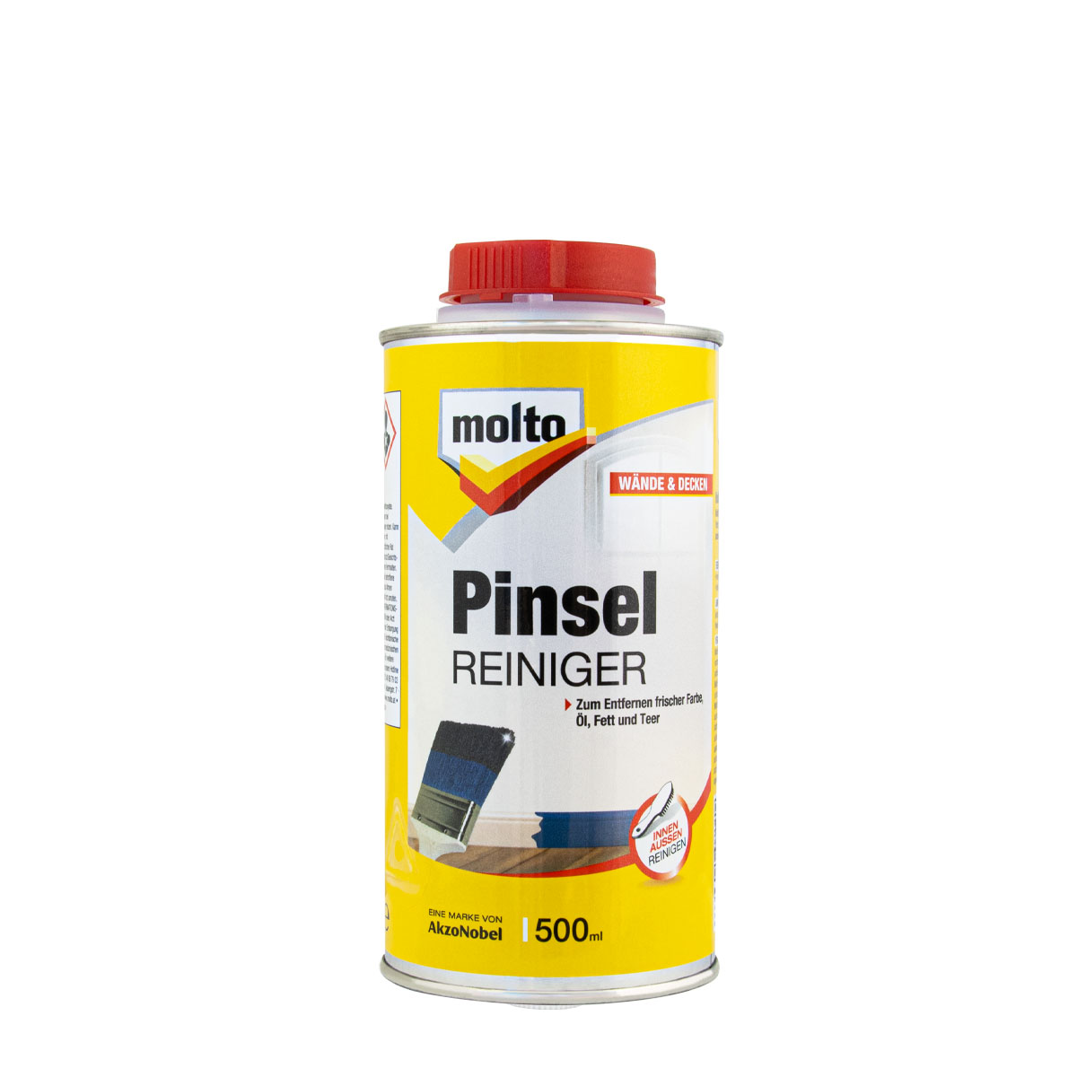 Molto Pinselreiniger 500ml, Reiniger für Pinsel, Walzen und Werkzeuge