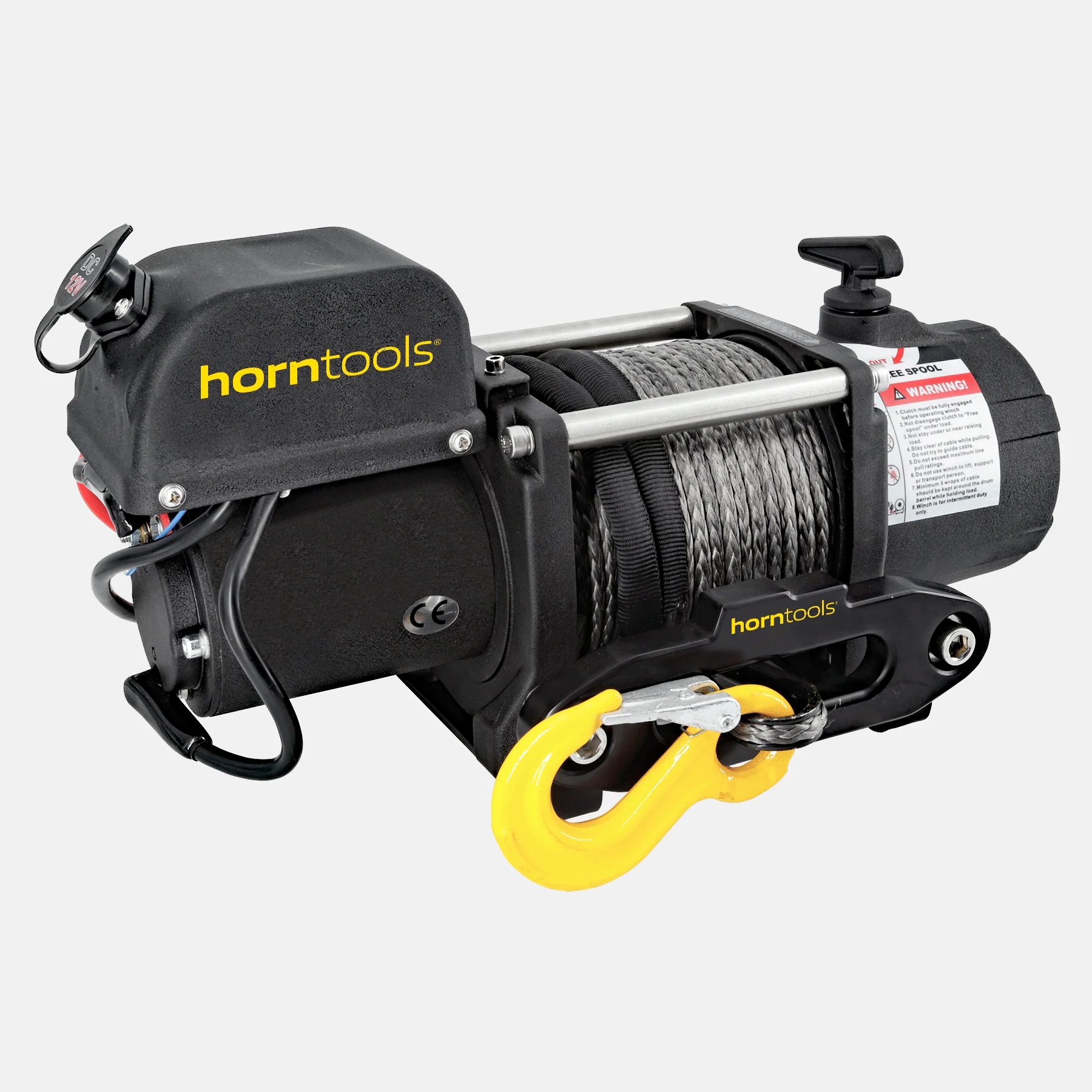 Horntools Seilwinde Kappa 2.3 Tonnen 12 V Kunststoffseil