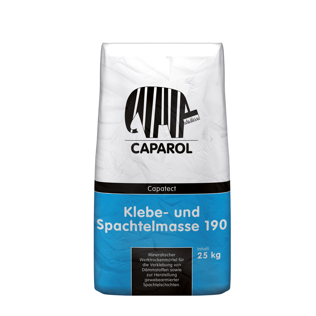 Caparol Capatect Klebe- und Spachtelmasse 190, 25kg hellgrau, Fassadenspachtel