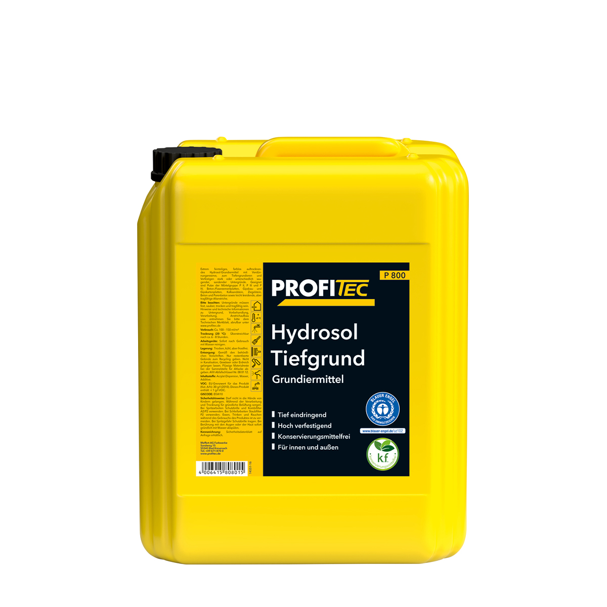 Profitec P800 Tiefgrund Acryl-Hydrosol 10L, Tiefengrund