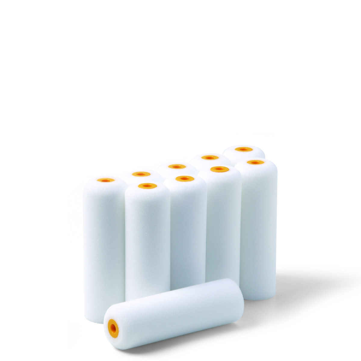 10x Schuller Lackrolle Schaumstoff Soft Pro #22490 11cm, bügels. abgerundet, Lackwalze, Schaumstoffrolle