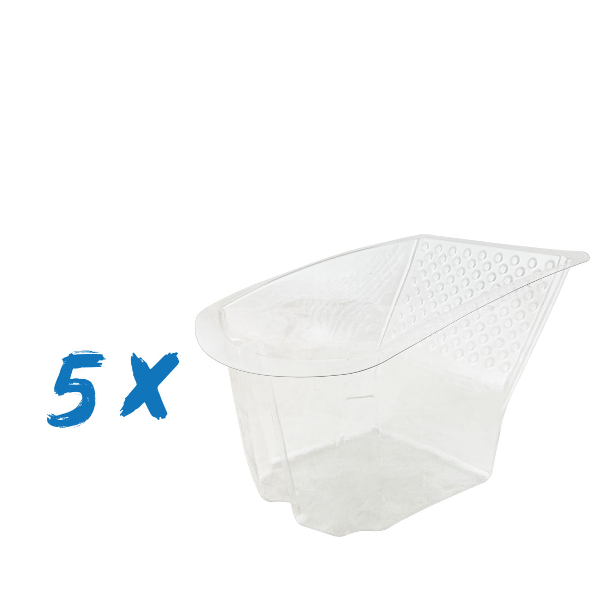 5x Farbwanneneinsatz für Farbbecher mit Griff 2L, Expert-Cup, Farbeimer, Farbcup