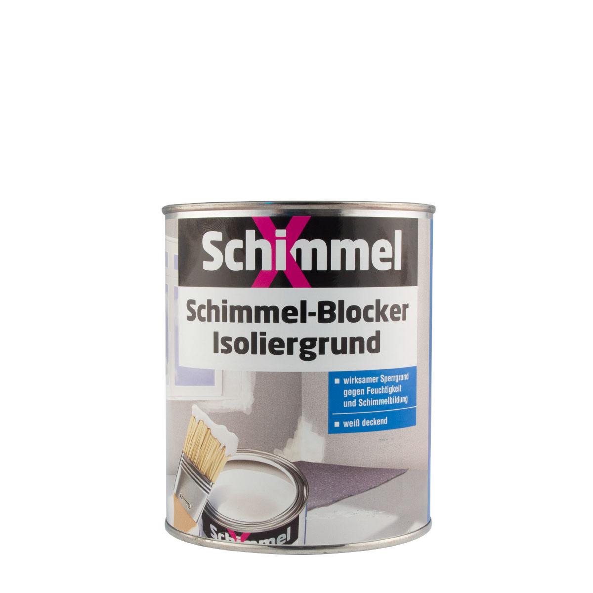 SchimmelX Schimmel-Blocker Isoliergrund 750ml, Fleckenblocker, Sperrgrund