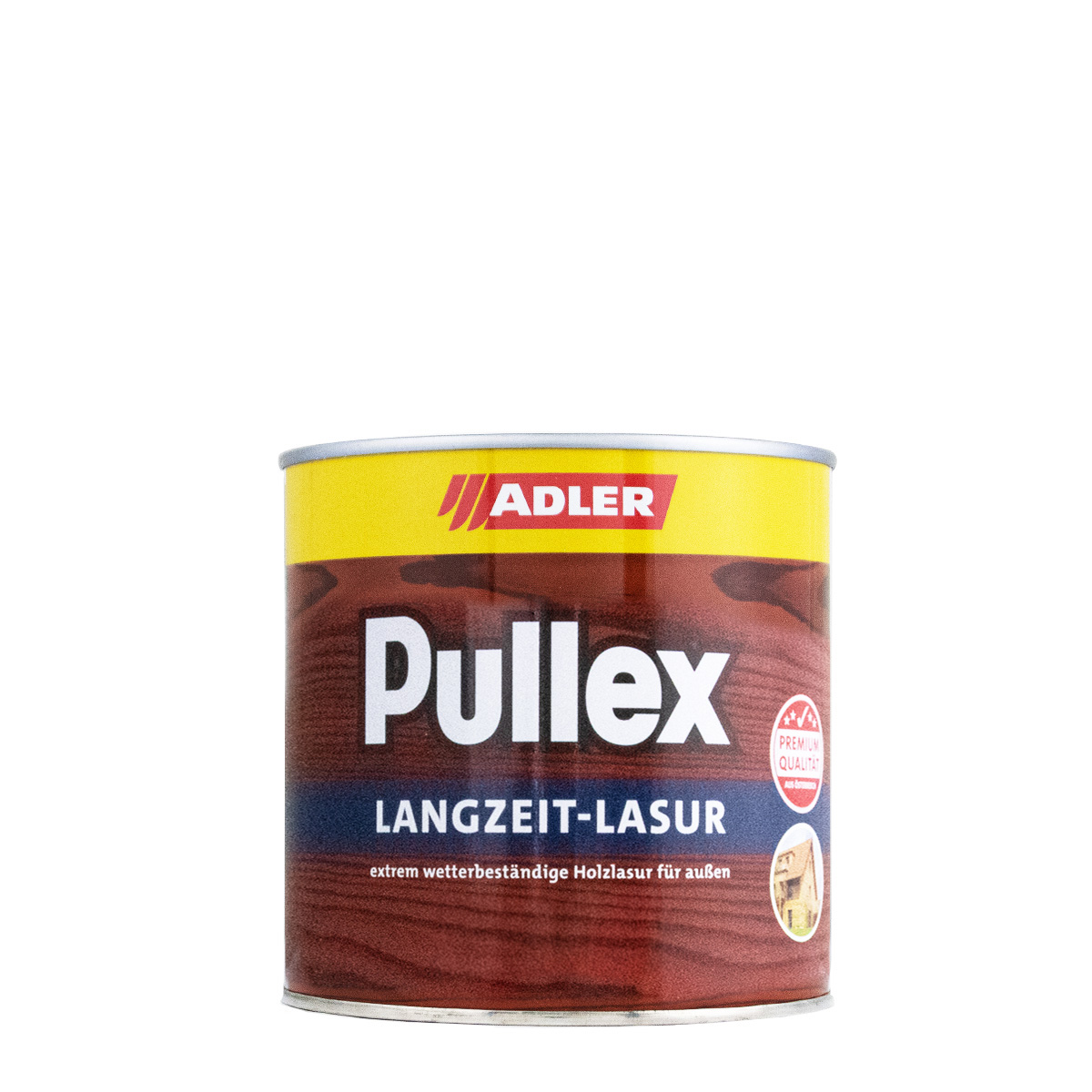 Adler Pullex Langzeit-Lasur 2,5L palisander, Holzschutzlasur, Holzlasur außen