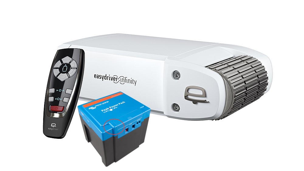 Easydriver Infinity 2,5 + PPP 40 Lithihm Akku Rangierhilfe vollautomatisch