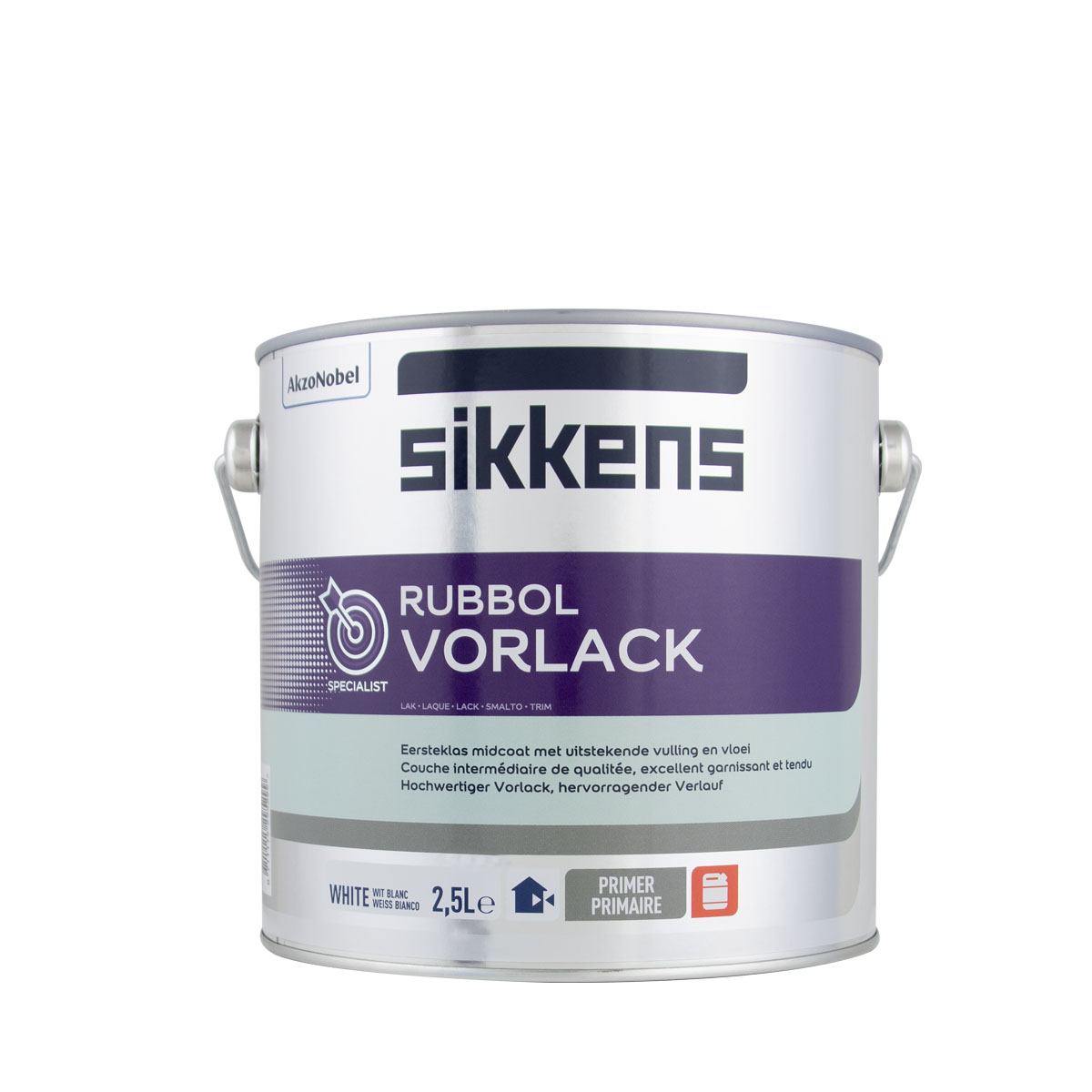 Sikkens Rubbol Vorlack Plus weiss 1L alkydharz