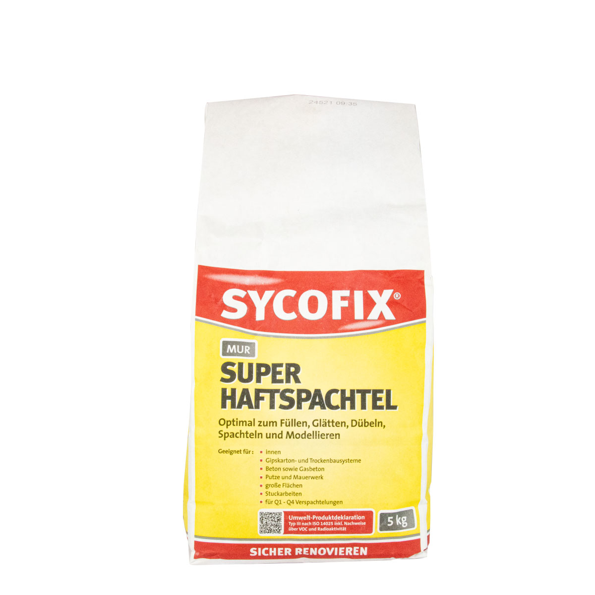 Sycofix MUR Super Haftspachtel 25kg, Spachtelmasse, Gipsspachtel, Wandspachtel