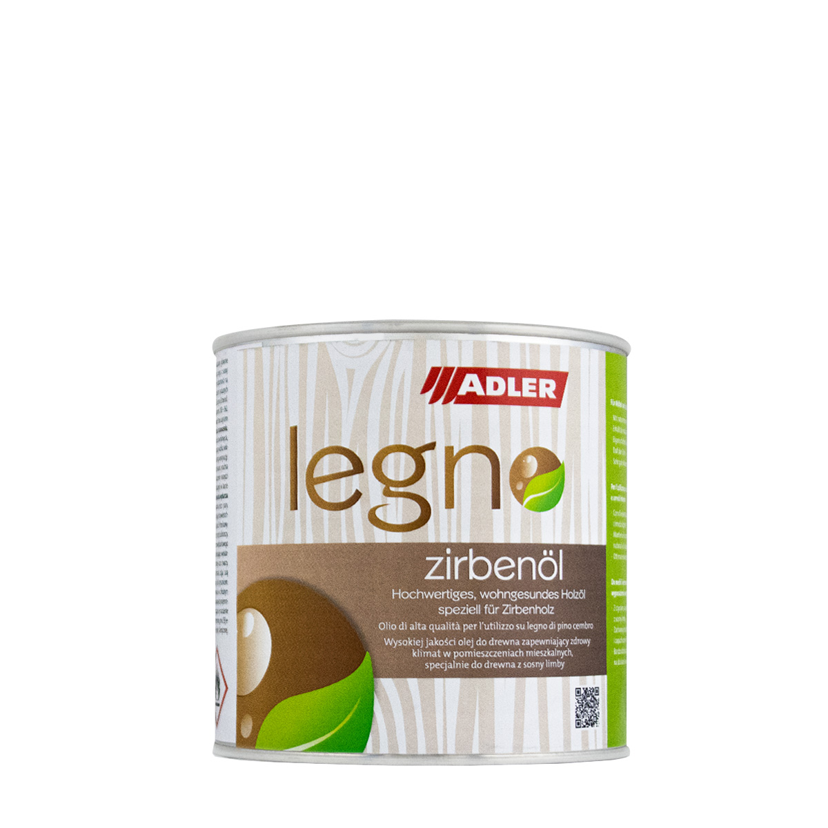 Adler Legno Zirbenöl 750ml, Holzöl & Möbelöl für Innen