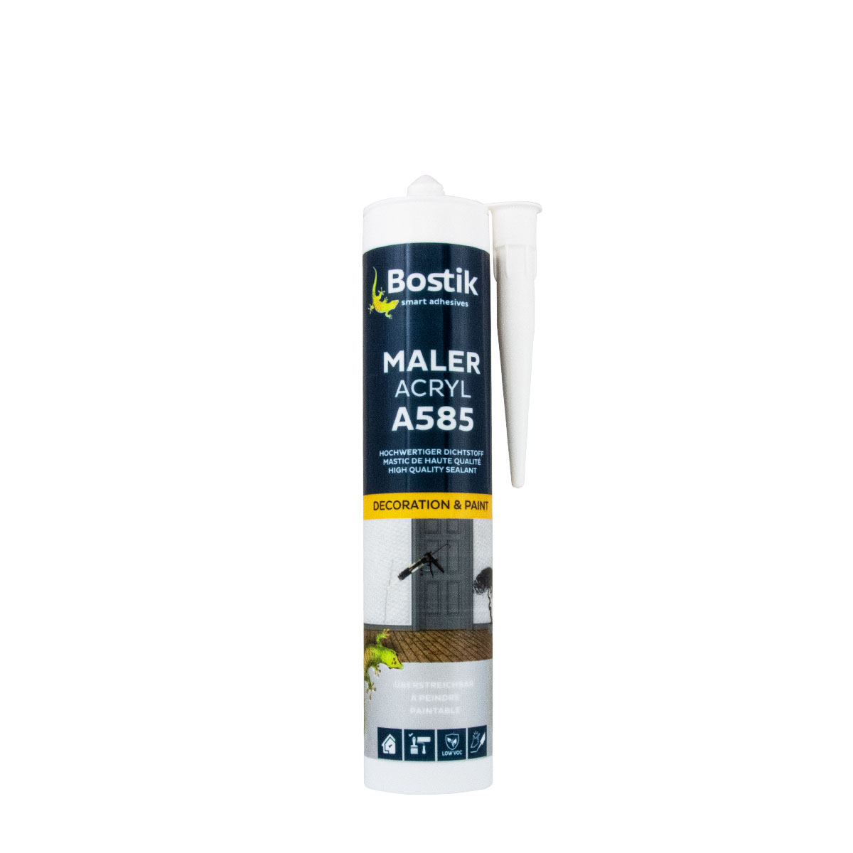 Bostik A585 Maler Acryl 300ml weiß, Acryldichtstoff, Fugendichtmasse