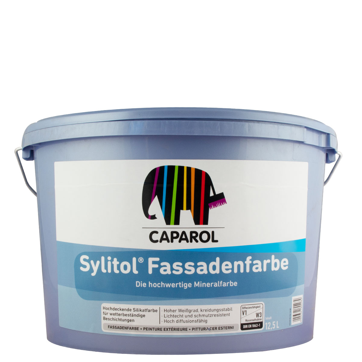 Caparol Sylitol Fassadenfarbe 12,5L Weiss, Silikat Fassadenfarbe