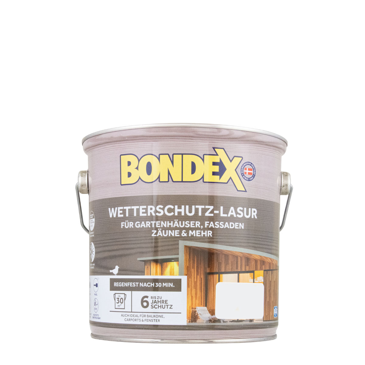 Bondex Wetterschutz-Lasur 750ml eiche hell, Holzschutzlasur, Holzlasur