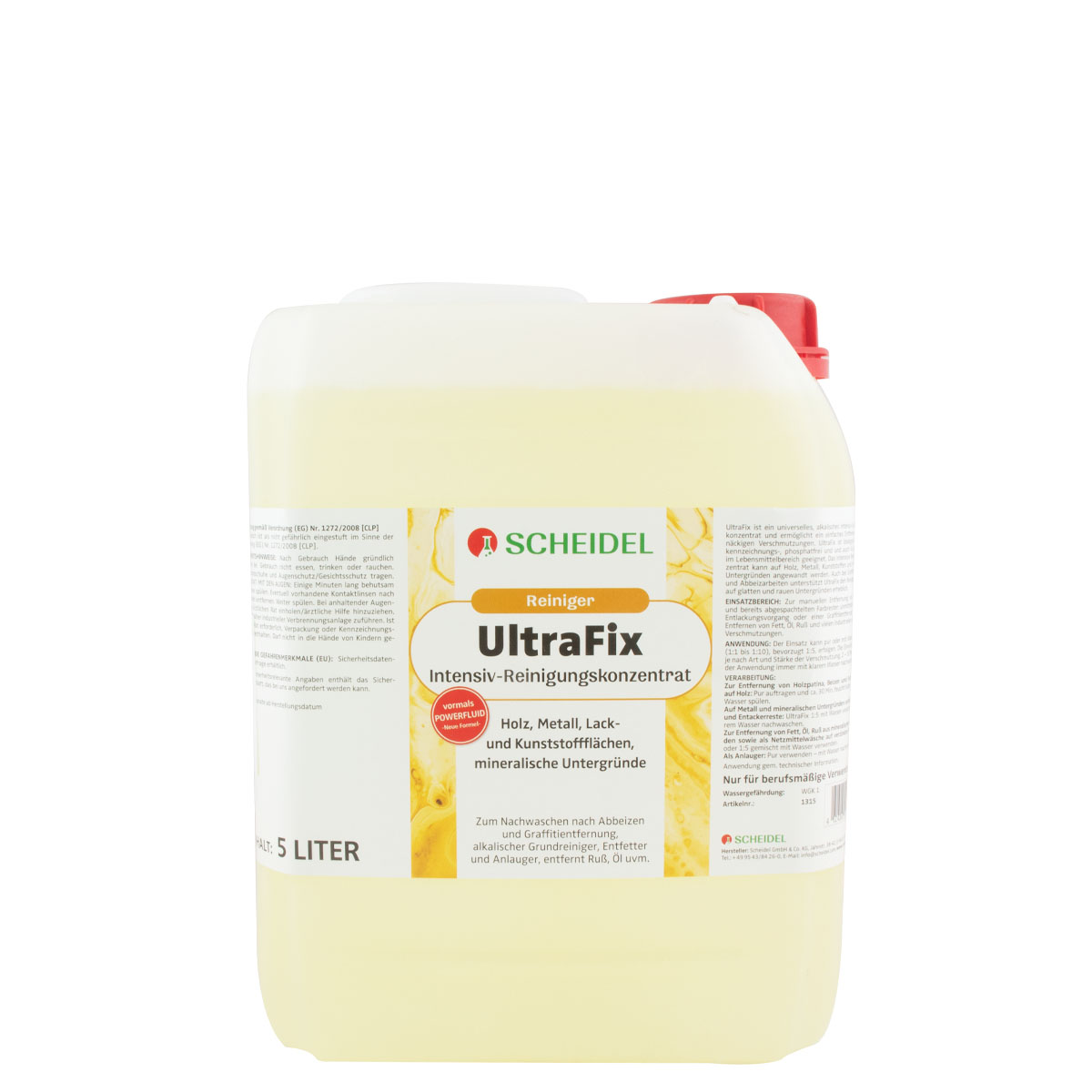 Scheidel UltraFix 750ml intensives Reinigungskonzentrat, alkalischer Reiniger, Entfetter, Anlauger
