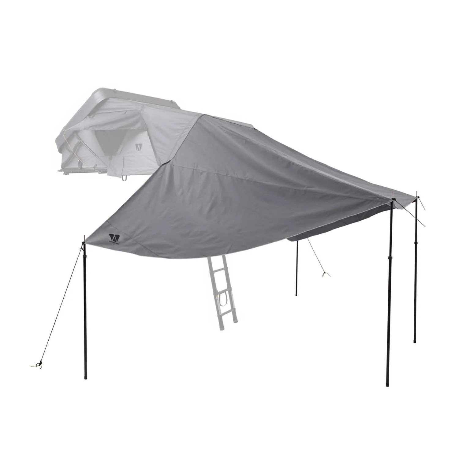 Vickywood Sonnensegel für MIGHTY OAK Gen.3 190 grau