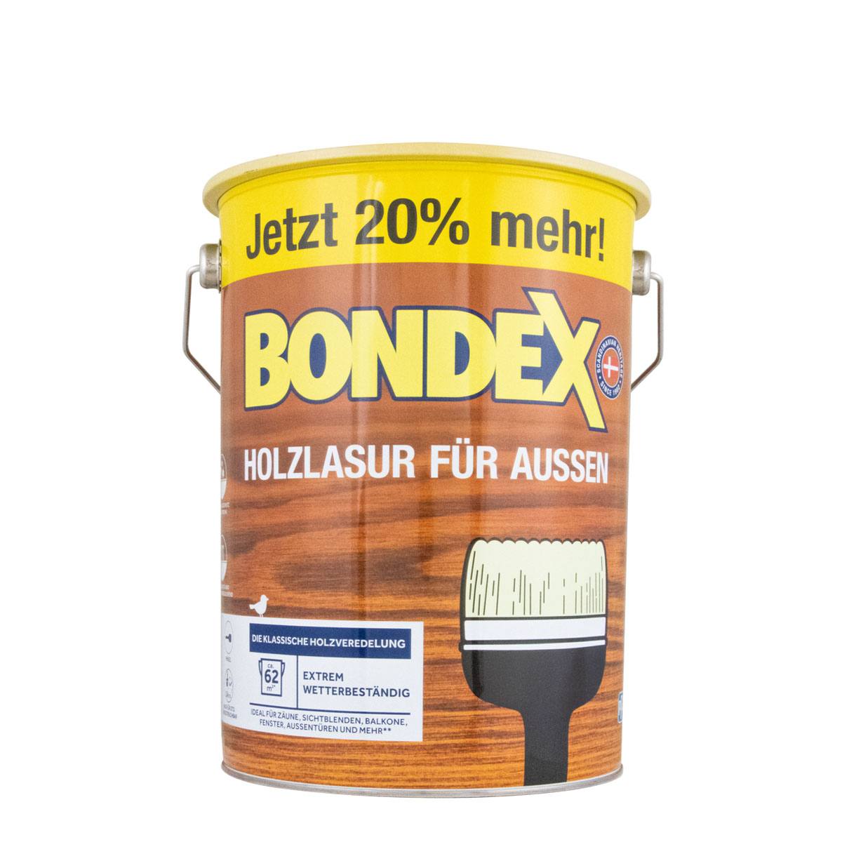 Bondex Holzlasur für Aussen 2,5L anthrazitgrau, Holzschutzlasur