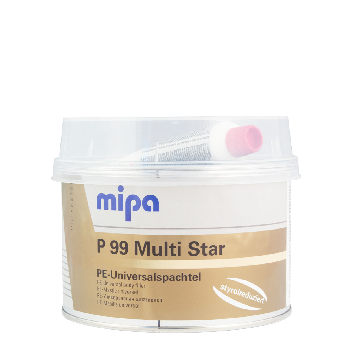 Mipa P99 Multi Star PE-Universalspachtel styrolreduziert 1kg, ,Polyesterspachtel, Autospachtel