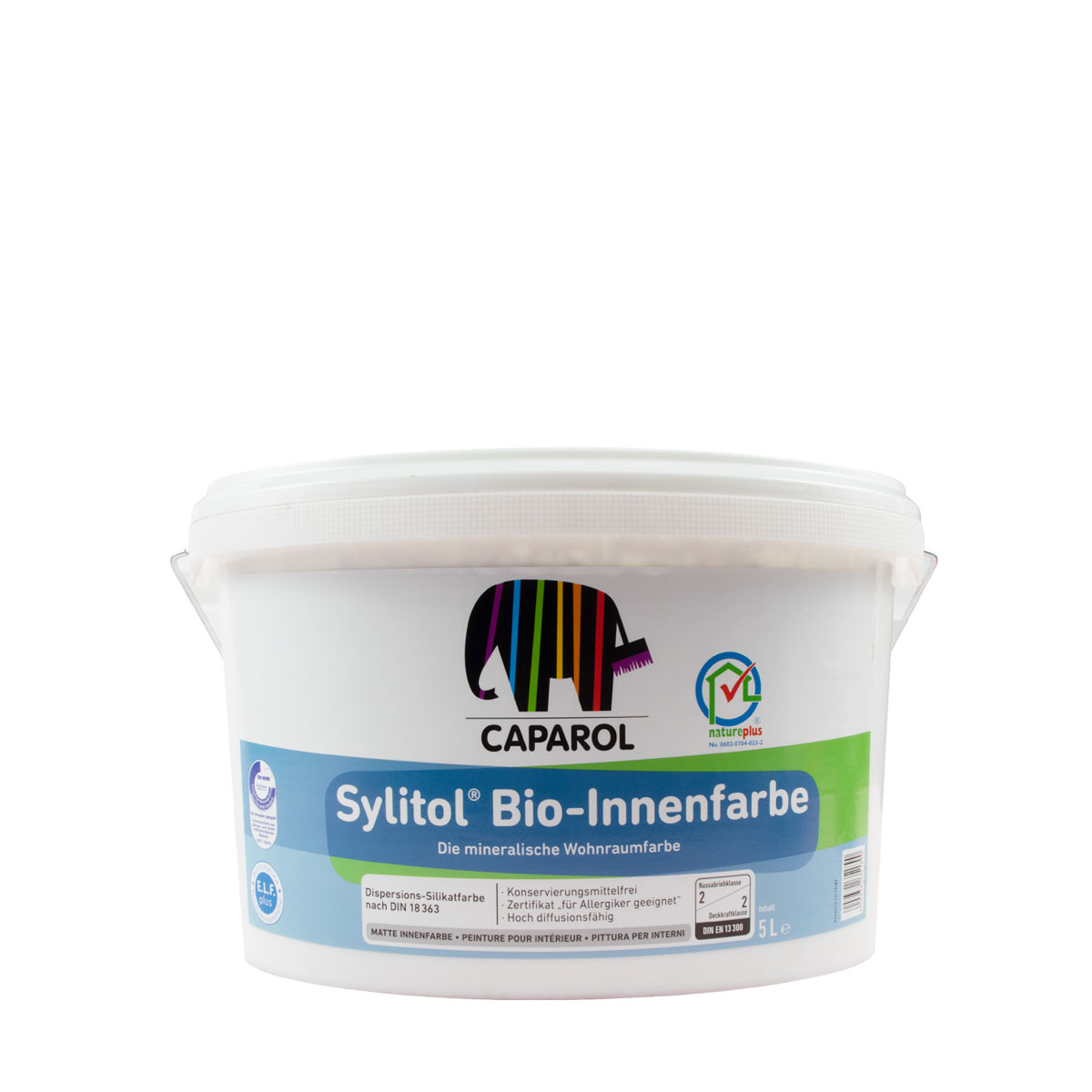 Caparol Sylitol Bio Innenfarbe, sehr gut deckende Wandfarbe, Silikatfarbe
