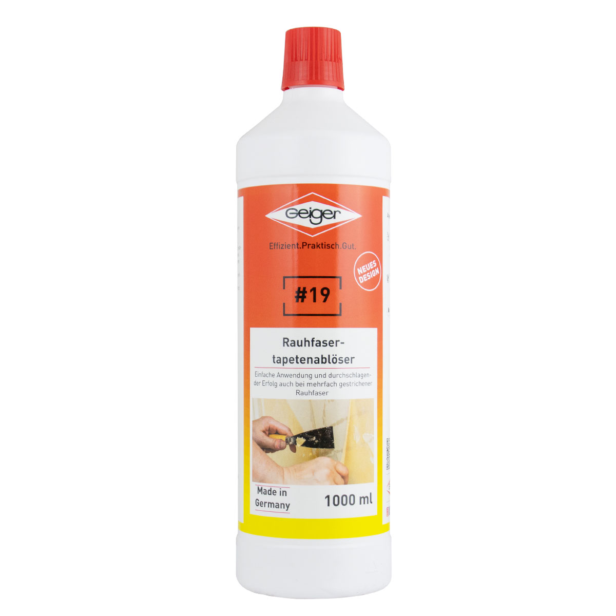 Geiger Rauhfasertapetenablöser NR19 1L, hochwirksamer Tapetenlöser, Tapeten Entferner