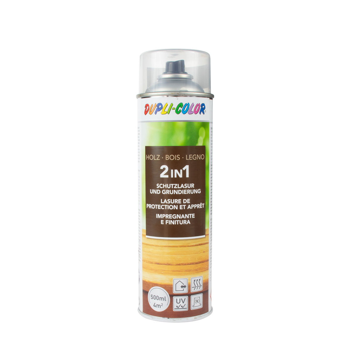 Dupli Color 2in1 Holzschutzlasur Spray 500ml Kiefer 446443
