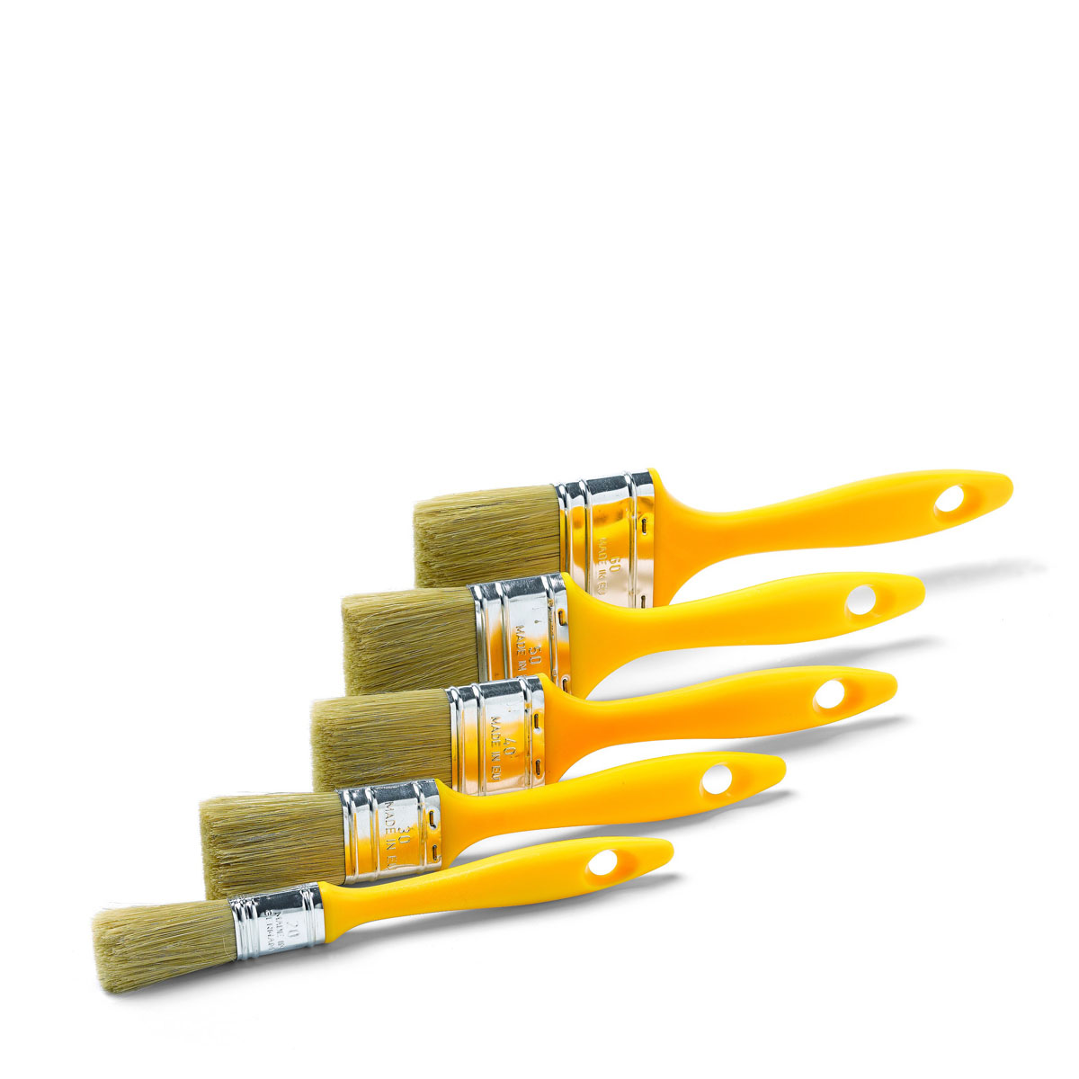 Schuller Lackpinsel Mercato M Set 5tlg #70396, Lack-Flachpinsel, Malerpinsel