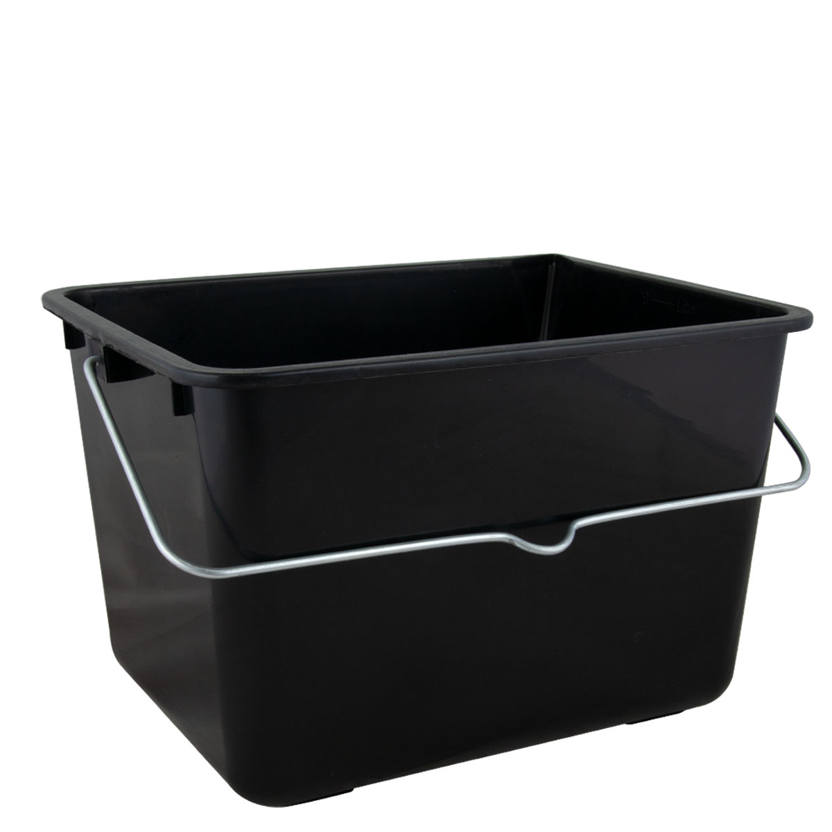 Farbeimer eckig 8L mit Bügel, Kunststoffeimer, Malereimer