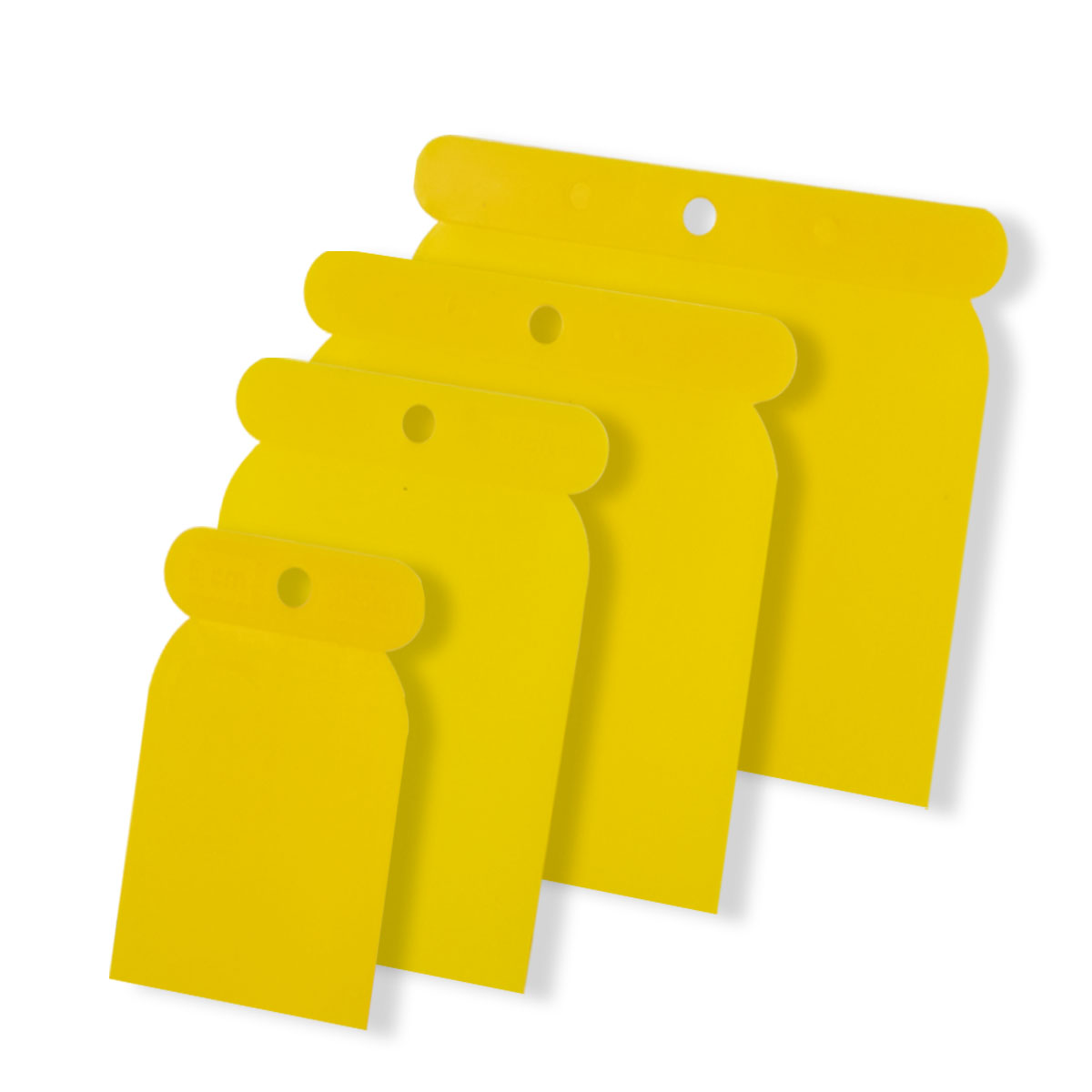 Japanspachtel Set Kunststoff 4-teilig, Kunststoffspachtel