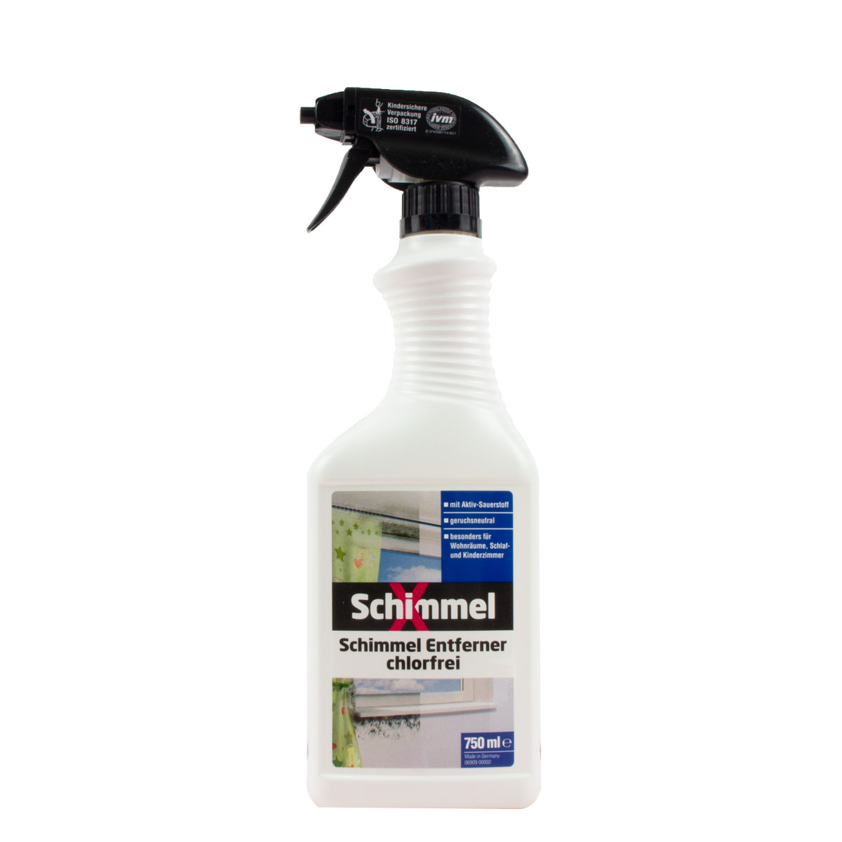 SchimmelX Schimmel Entferner Chlorfrei 750ml, Schimmelspray, Schimmelex, Schimmelvernichter