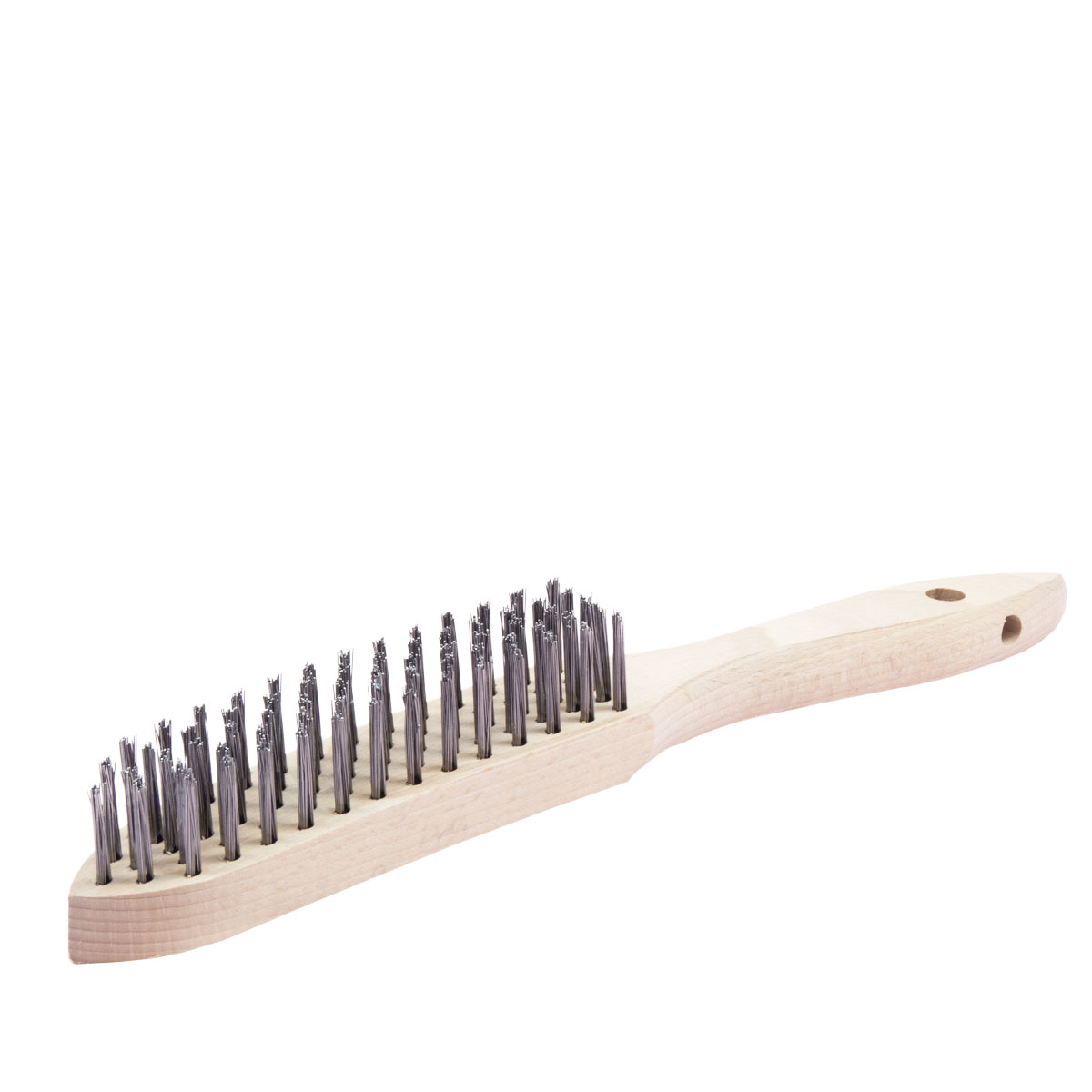 Stahl Drahtbürste 5reihig, Stahlbürste, Handbürste