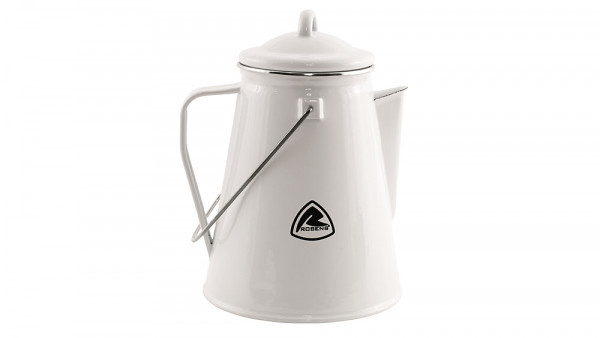 Kaffeekanne Tongass Emaille, weiß