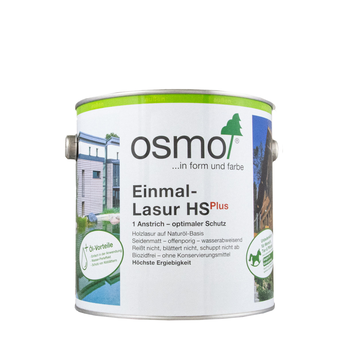 Osmo Einmal-Lasur HS Plus 9221 kiefer 0,75L Holzschutzlasur, Holzlasur außen