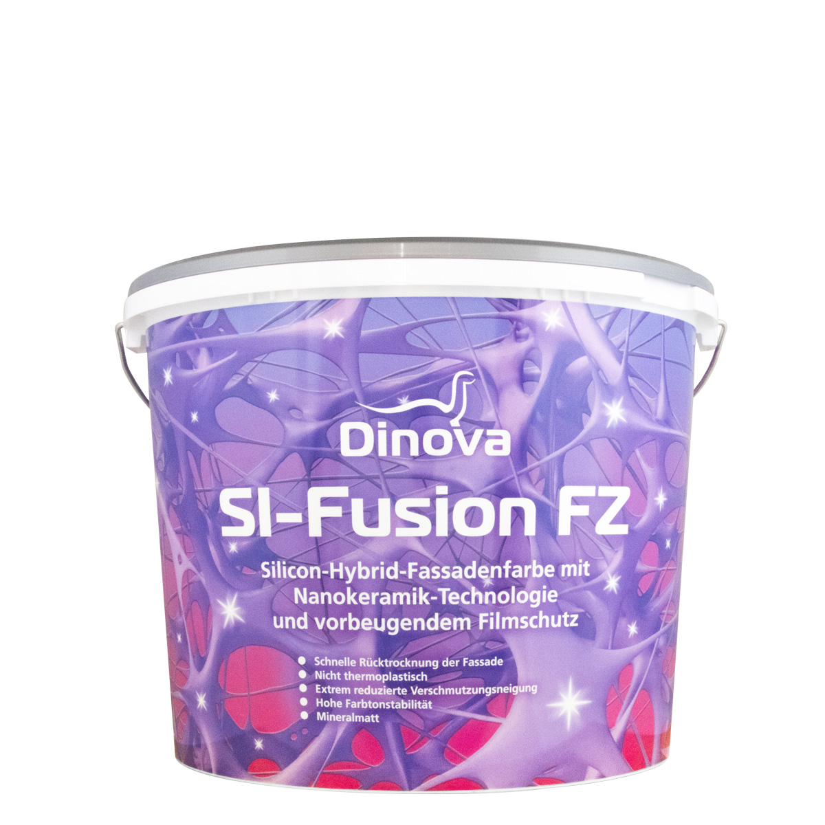 Dinova SI-Fusion FZ 12,5L weiss, Silicon-Hybrid-Fassadenfarbe