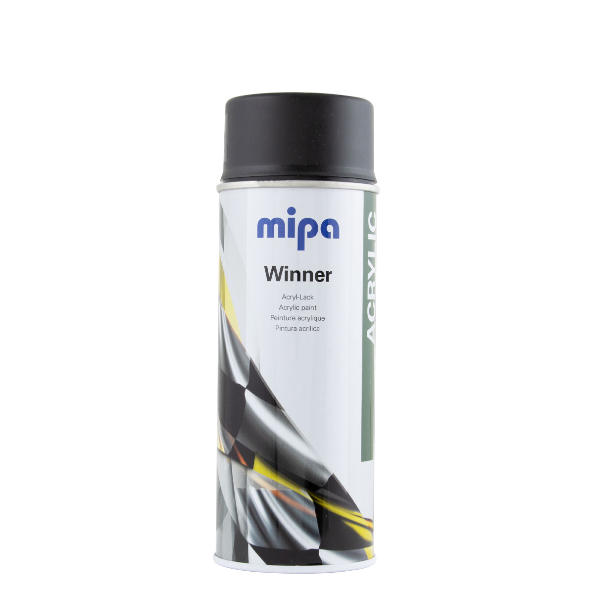 Mipa Winner Spray Acryl-Lack 400ml schwarz, Spraydose, Autolack