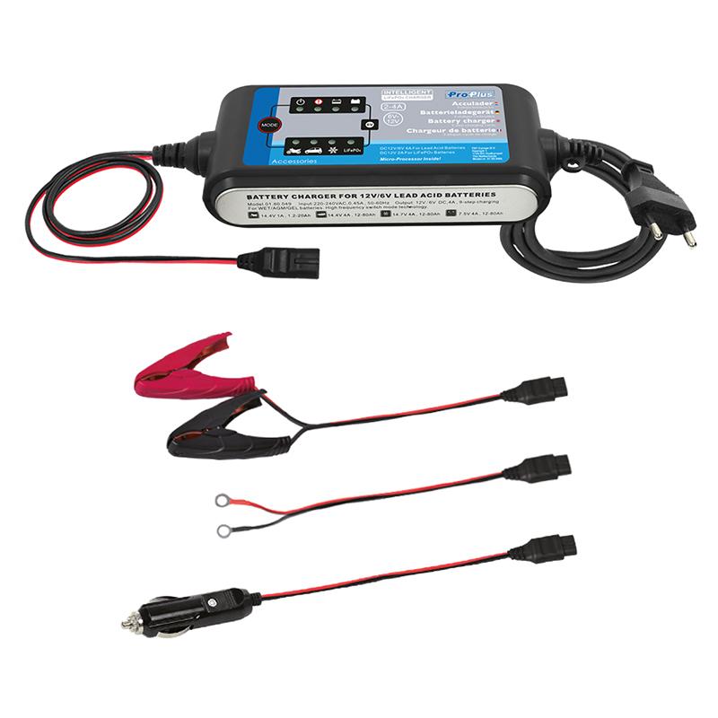 Ladegerät Lithium Mikroprozessor Batterie 4A 6V 12V Batterien LiFePO4 PAT
