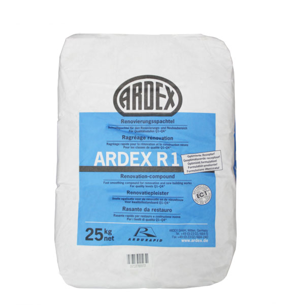 Ardex R1 Renovierungsspachtel 25kg, Flächenspachtel