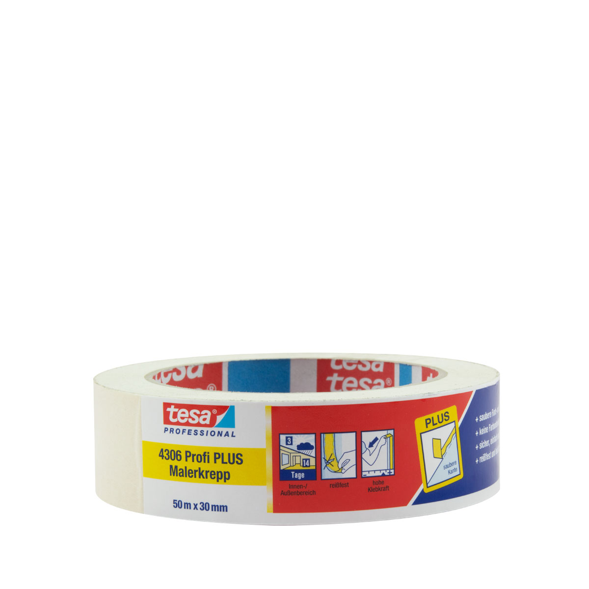Tesa 4306 Profi Plus Malerkrepp 25mm x 50m
