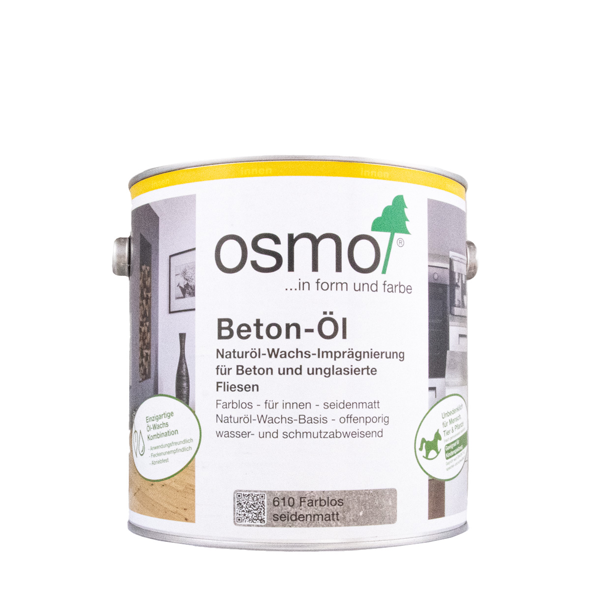 Osmo Beton-Öl 610 farblos seidenmatt 750ml, Betonimprägnierung, Imprägnier Öl