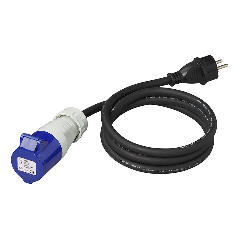 Adapterkabel 150cm 3x2,5mm² Schuko Stecker CEE 150cm Wohnwagen Caravan