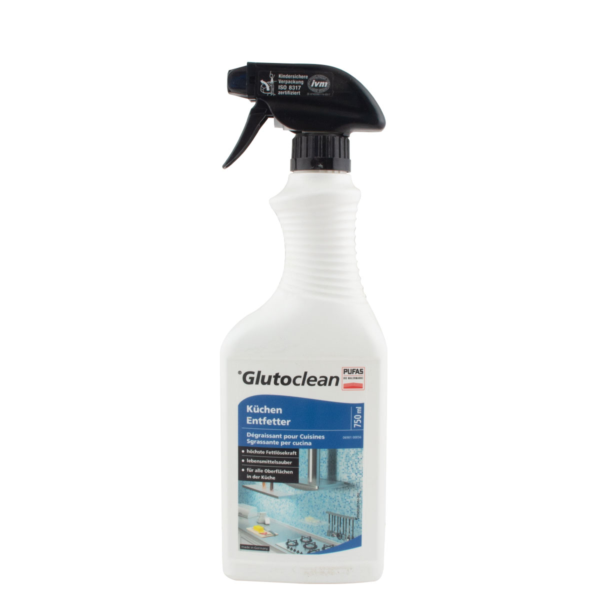 Glutoclean Küchen Entfetter 750ml, Fettlöser