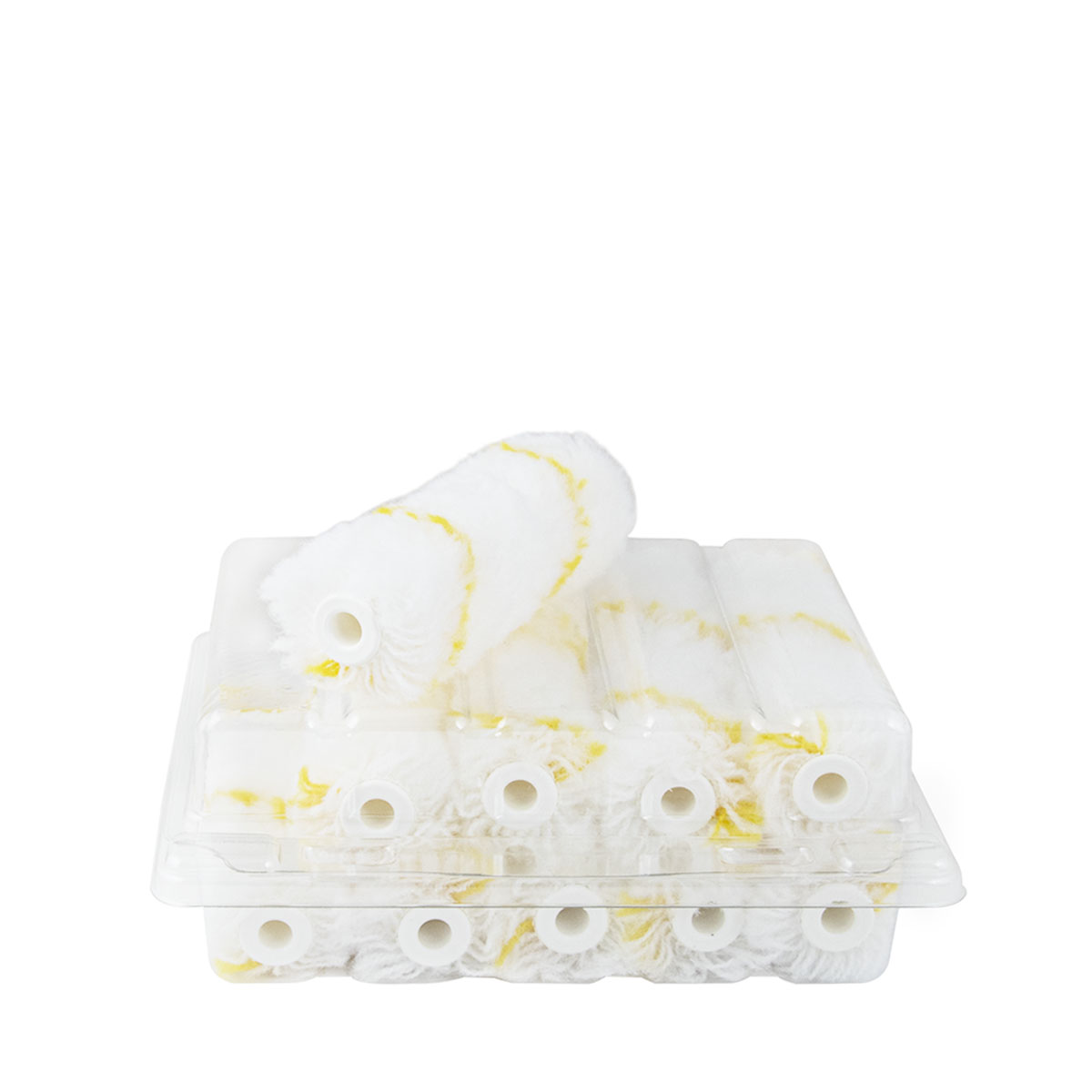 10x Malerrolle Polyamid Goldfaden 10cm, Flor 12mm, Heizkörperwalze, Malerwalze, Farbrolle