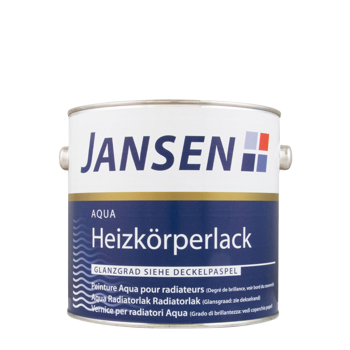 Jansen Aqua Heizkörperlack weiß 750ml seidenglänzend, hitzefester Acryllack