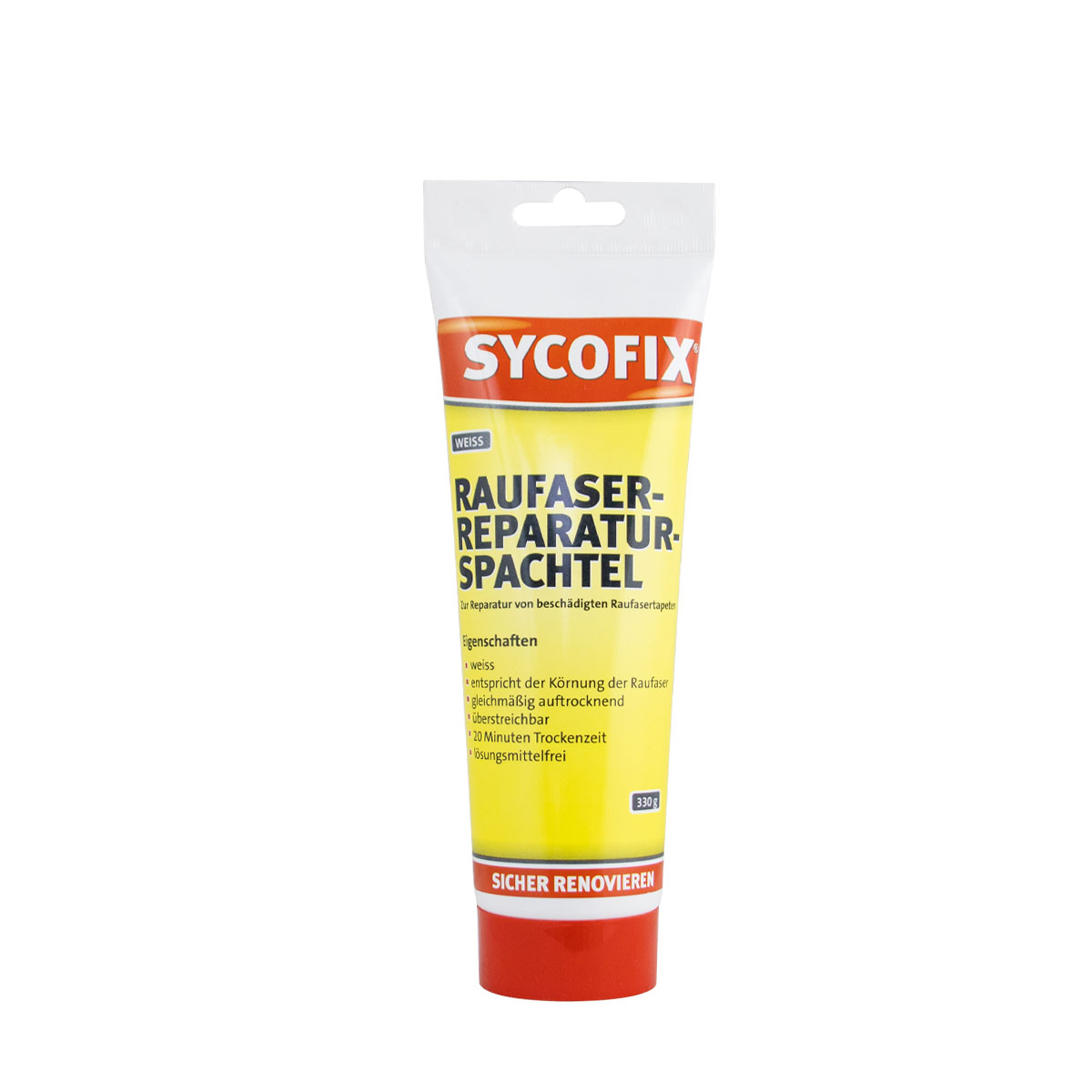 Sycofix Raufaser-Reparaturspachtel 330g, Struktur-Spachtel, Reparaturspachtel, Fertigspachtel