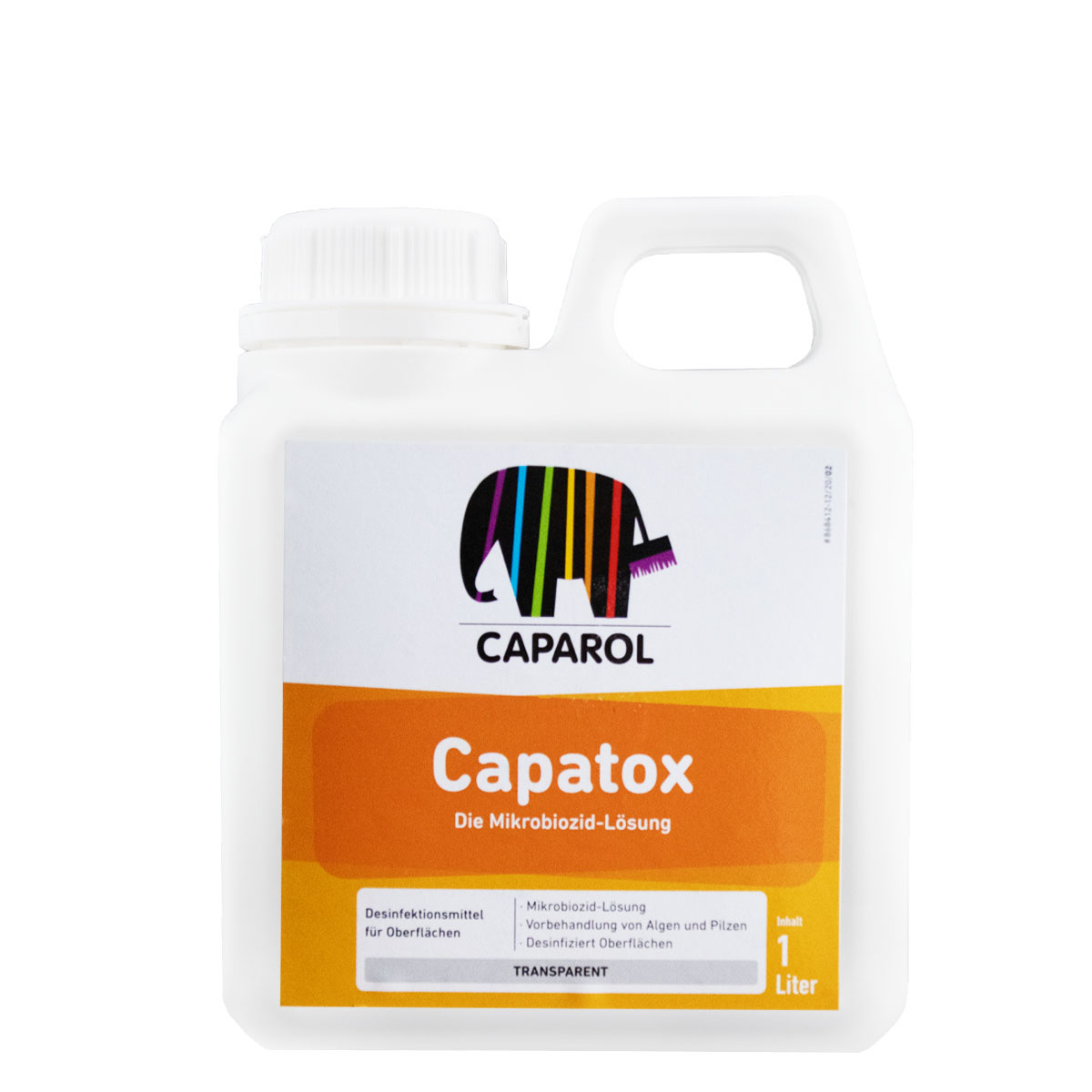 Caparol Capatox 1L, Fassadenreiniger, Grünbelagsentferner, Desinfektionsmittel