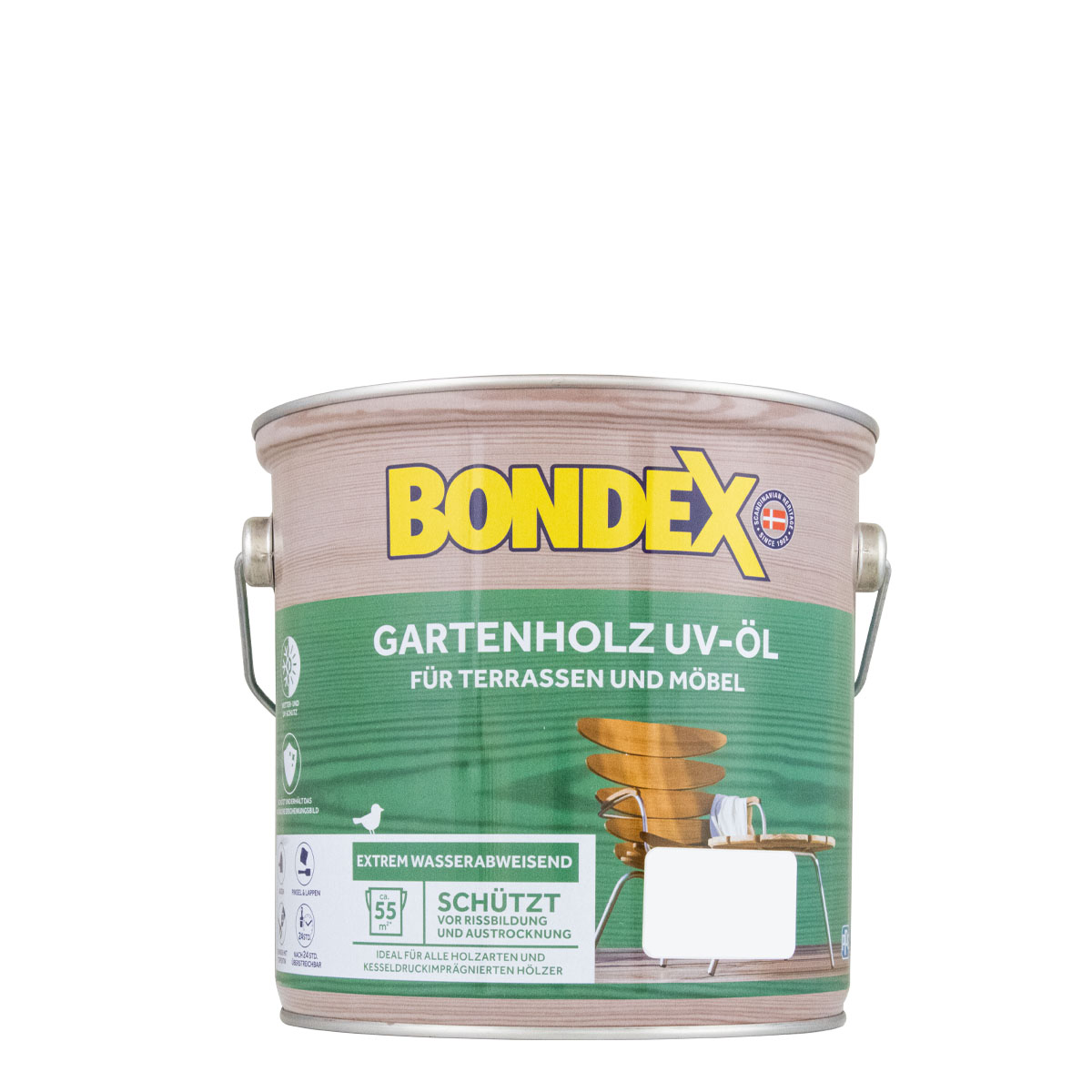 Bondex UV-Öl 2,5L farblos, Gartenholz UV-ÖL, Pflege-Öl