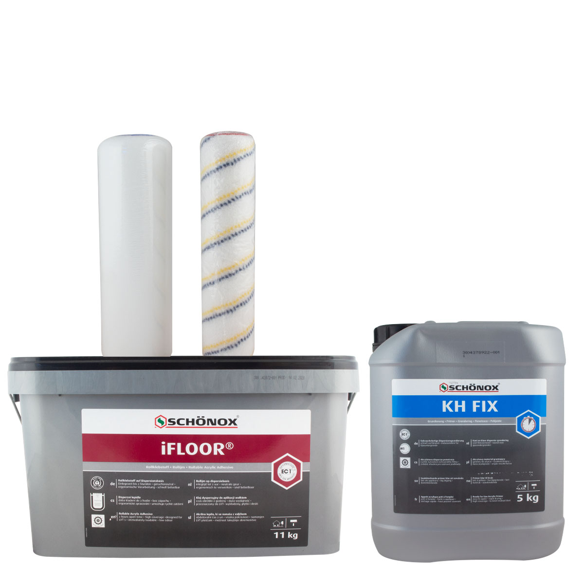 Schönox iFloor Set, PVC Designboden Kleber, Dispersionskleber