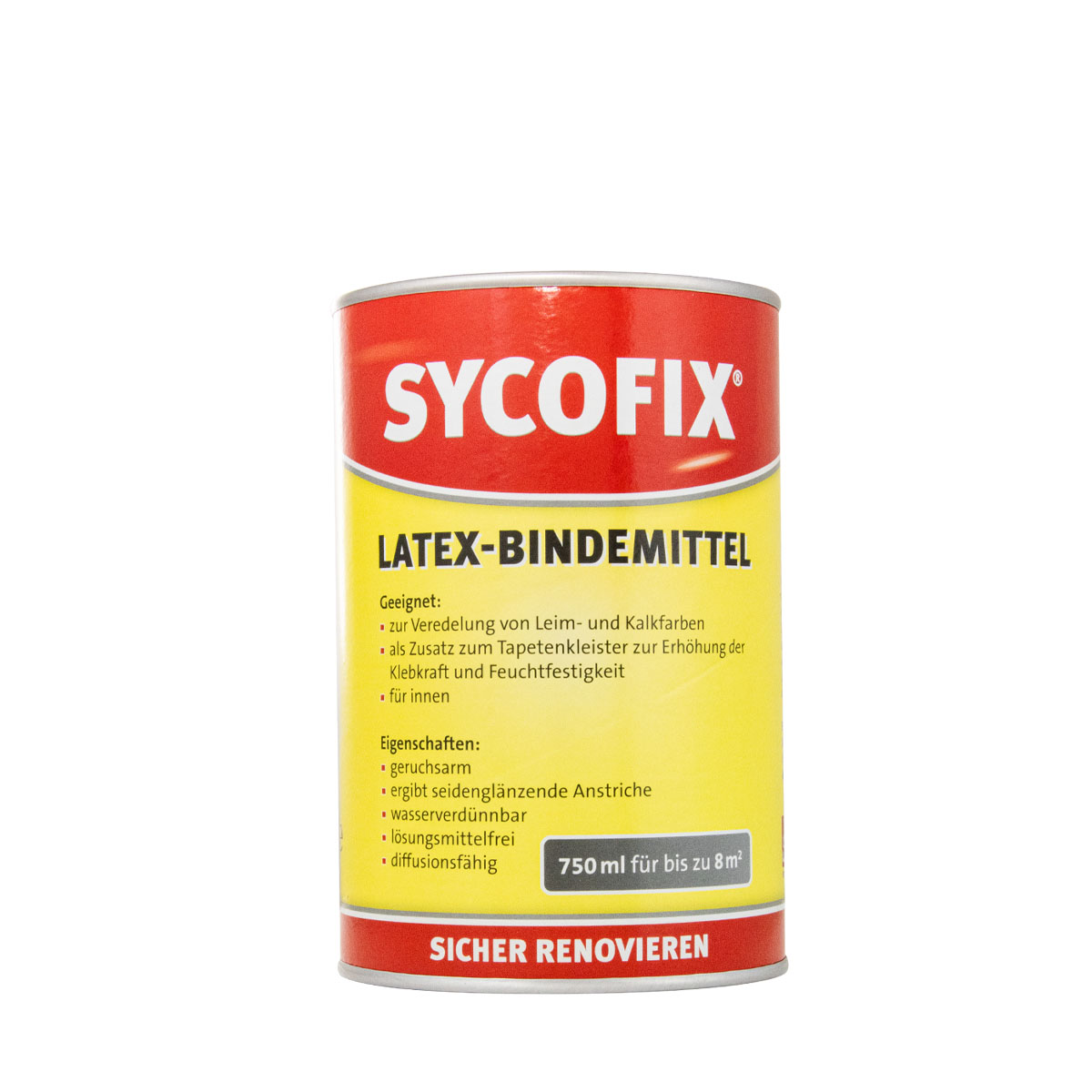Sycofix Latex-Bindemittel 750ml farblos, seidenglänzender Schutzanstrich, Kleisterzusatz