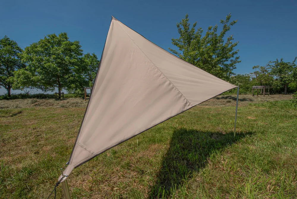 Bent Verbindbares Sonnensegel „Zip-Canvas“ ocker